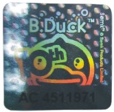 激光鐳射蜂窩防偽標(biāo)簽