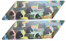 激光鐳射揭開(kāi)顯ＶＯＩＤ防偽標(biāo)簽